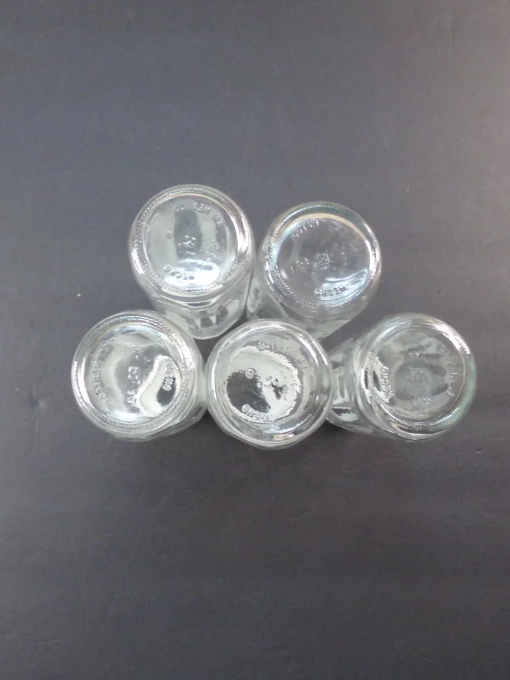 5 Clear Glass Evenflo Baby Bottles 8 ounce